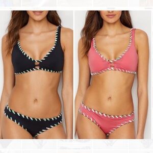 NEW Becca By Rebecca Virtue Reversible Bikini Set Size Small